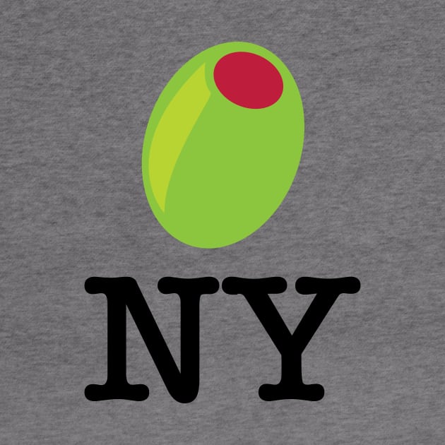 Olive NY Food Pun Green Olive Meme by PodDesignShop